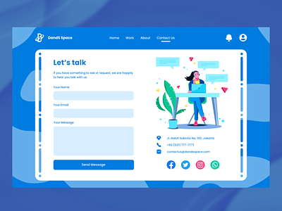 UI Design - Contact Us Page