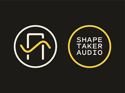 Shapetaker Audio Logo 2 audio branding icon identity lettering logo mark music type typography