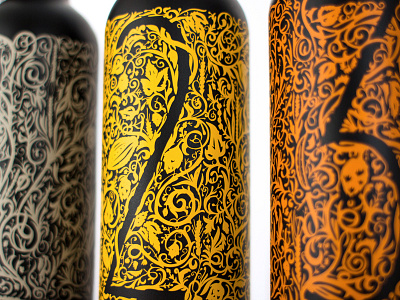 Lumniary Dubbel up close beer belgian design dubbel labels lettering luminary numbers quarter sketch vinyl