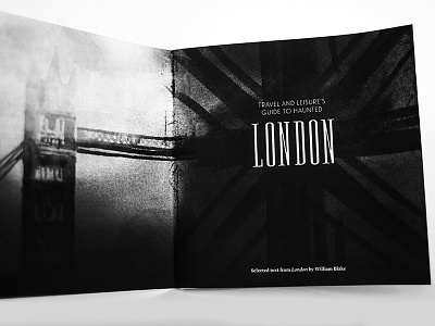 Haunted London Title Spread book bridge haunted illustration london spot spread title travel westminster abbey