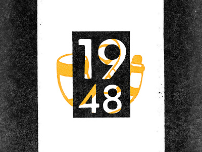 1948 Process shot icon matchbox matchboxes matches numbers old retro texture timeline type vintage