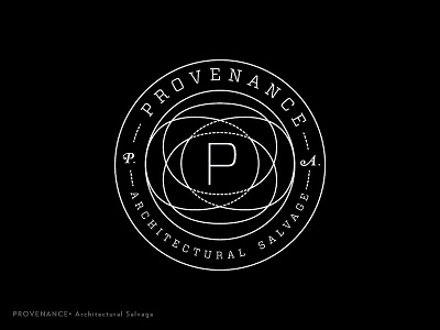 Provenance Logo Exploration 1 brand exploration icon identity lines logo logotype mark monogram rebrand salvage type