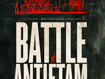 Battle Of Antietam Poster poster typography