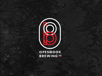 Openbook Brewing Concept beer book brewery brewing company identity logo open