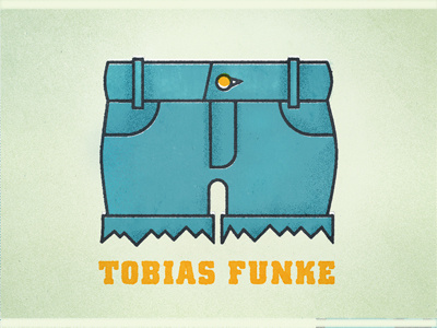 Tobias Funke arrested development design illustration