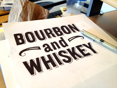 Come get some whiskey y'all bourbon design drawn hand type whiskey