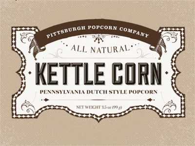 Dribbbbbbble Popcorn (updated) bag corn design kettle packaging popcorn type