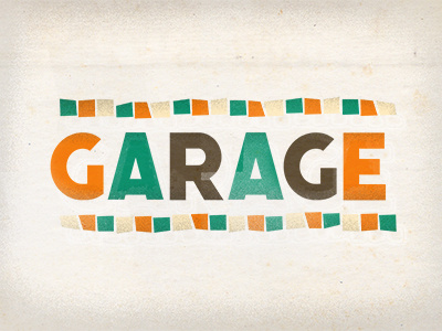 Garage Type design font garage letter letters type typeface typography