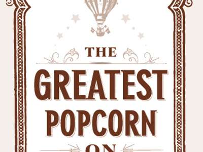 Pitts Pop design label packaging popcorn type