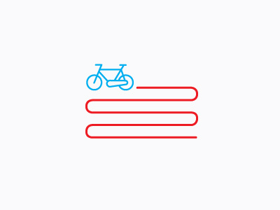 Biek Amerrica american bike design flag illustration