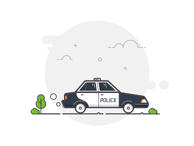 Police Car ui