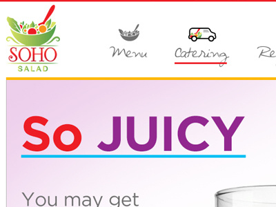 Soho 3 advertising in wilkes barre dh designs juicy new york city restuarant nyc salad salad website soho website