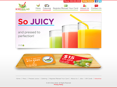 Sohosalad Web 2 build a salad card creative rooster credit card dh designs gift card design nyc register soho salad ui website