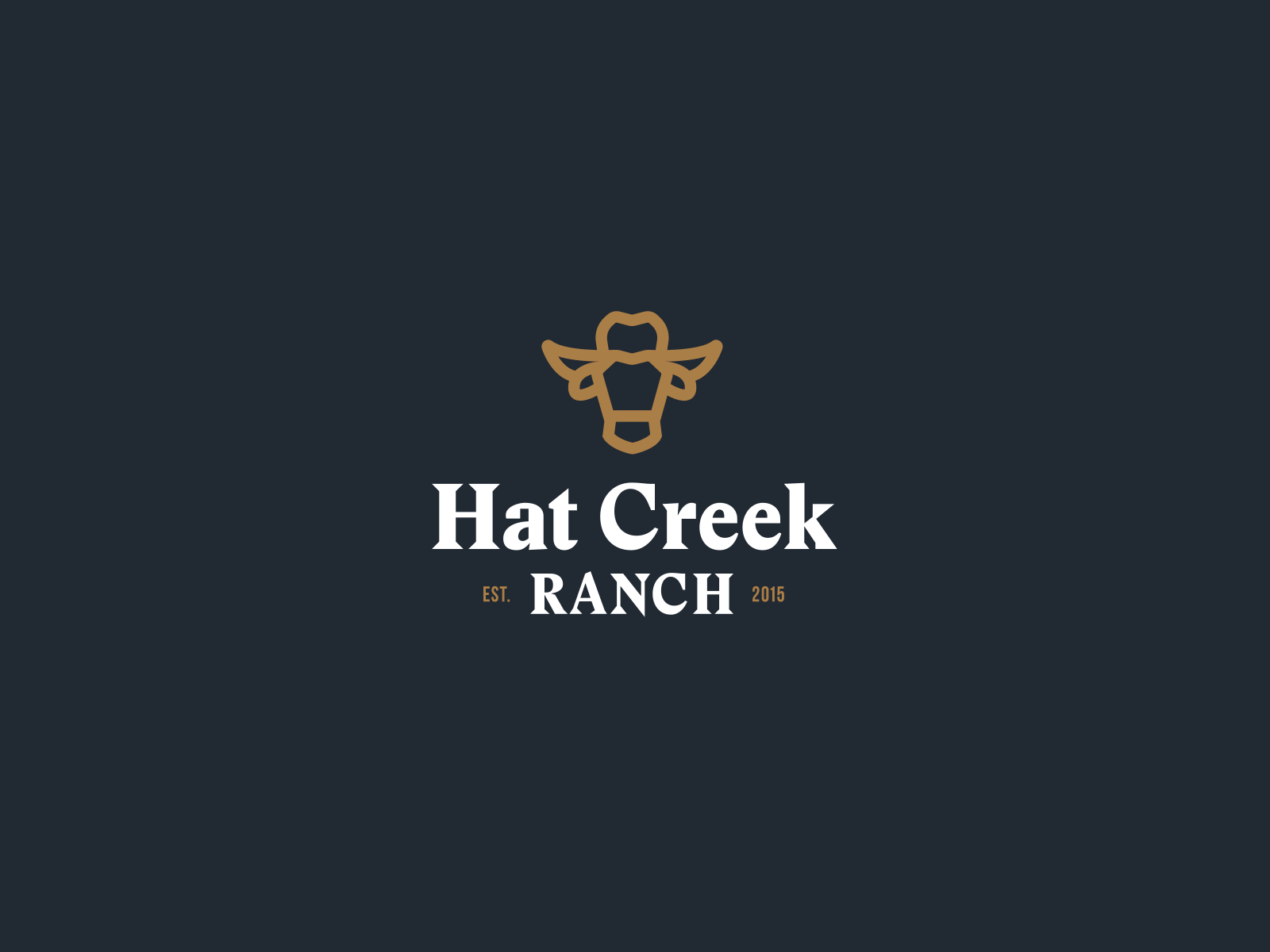 Hat Creek Ranch cattle cow logo logo ranch rancher