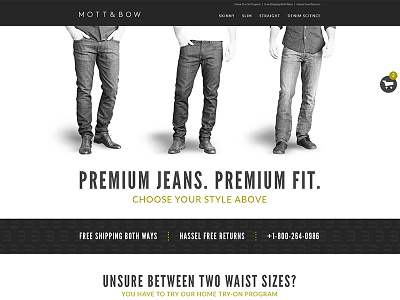 Mott Bow Website bounce exchange creative rooster jean websites mott bow website nyc design premium jeans web design website