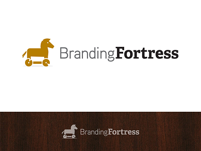 Brandingfortress Logo brand fortress branding creative rooster doug harris horse logo logo wilkes barre advertising