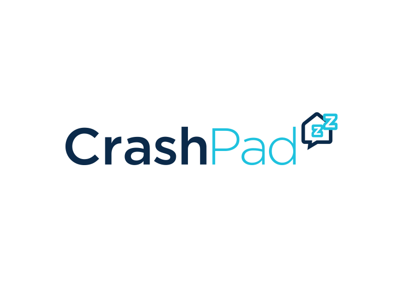 Crashpadzz crash padzz creativerooster.com house logo logo rental logo rental pad wilkes barre advertising