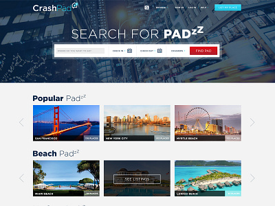 Crashpadzz Website