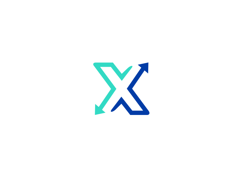 X Logo arrow logo logo x x arrows x logo