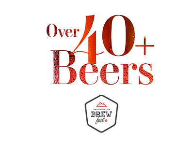 Beerfest Graphic 40 beers beer fest beer graphic brew fest