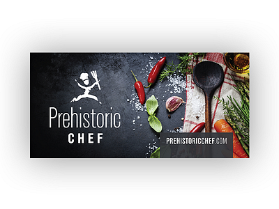 Prehistoric Chef Banner banner chef chef logo prehistoric banner prehistoric logo
