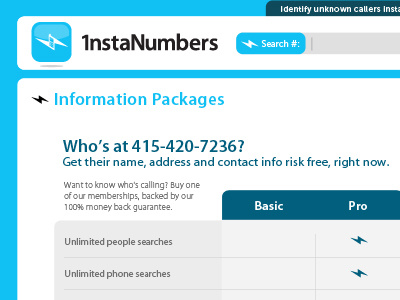 Instanumbers Website