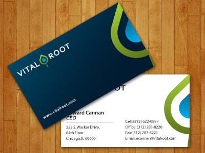 Vitalroot Bc business cards