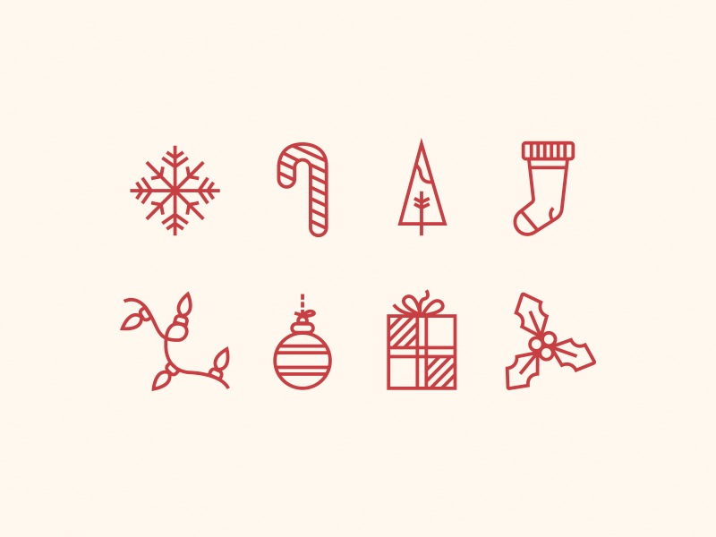 Christmas Icon Set christmas christmas icon set icons