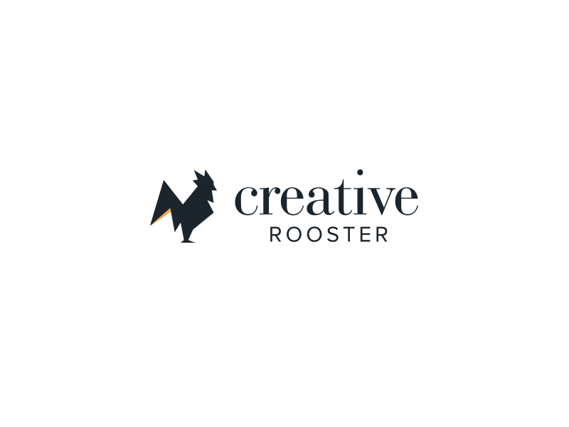 Creativerooster Logo branding creative rooster logo logo