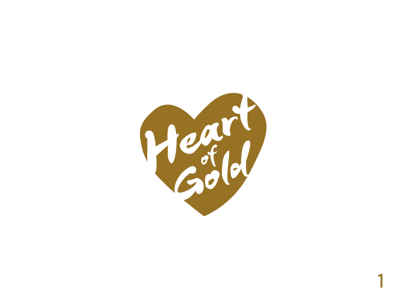 Heart of gold heart logo heart of gold logo