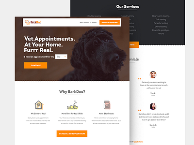 Barkdoc Website Homepage D