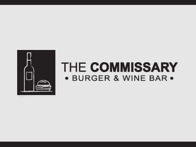 Commissary Logo logo the commissary burger wine bar