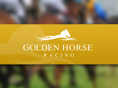 Golden Horse Racing Logo by Doug Harris on Dribbble