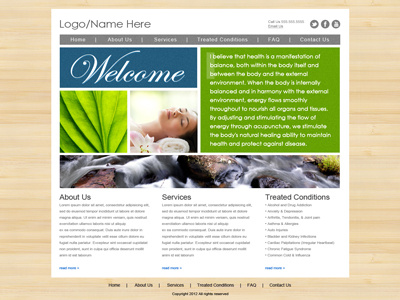 Acupuncture Website Template 2 acupuncture dh designs doug harris template web design website