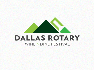 Dallas Rotary Wine And Dine Logo