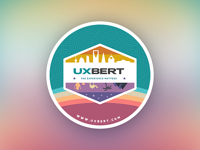 UXBERT SWAG: Laptop sticker laptop sticker saudi arabia stickers swag user experience ux uxbert