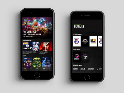App for exploring and joining eSports events