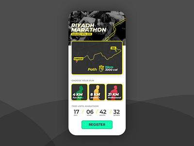 Marathon App Design