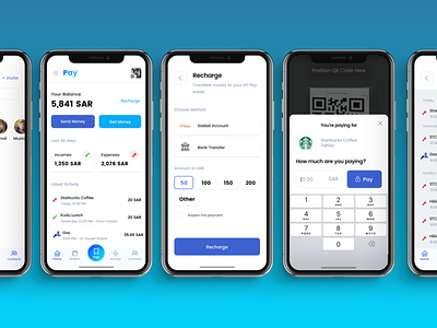 💸 Pay (App Concept) Screens app clean iphonex money payment payment app qr receive send transaction ui ux wallet