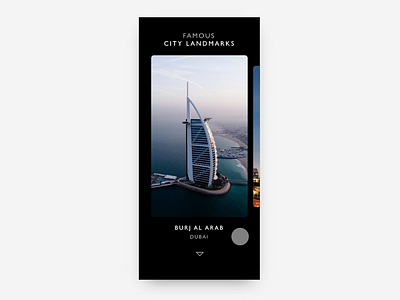 Explore landmarks of cities animation cities design ios motion saudi tourism ui user experience ux