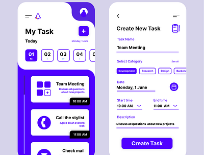 Task Management app - UI ui