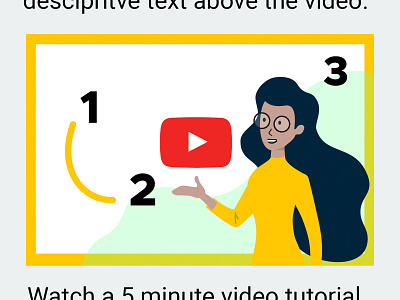 Video tutorial illustration