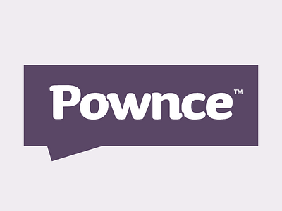 Pownce: 2007 identity logo pownce social network