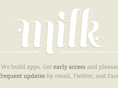 Milk Inc. milk website