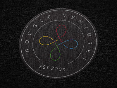 Google Ventures Embroidered Badge badge embroidered googleventures gv