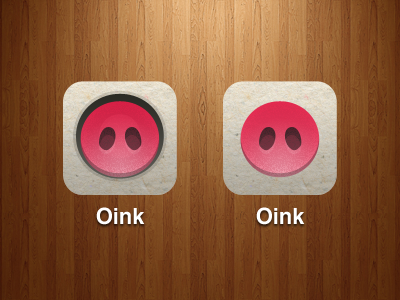 Experimental Oink Icon icon ios milk milkinc oink