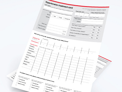 Hypertension treatment cards