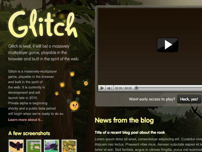 Glitch Public Site: Refreshed and Blogified