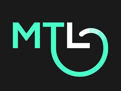 MTL Logo arrow bold clean clear consulting logo logotype mark mint simple typography