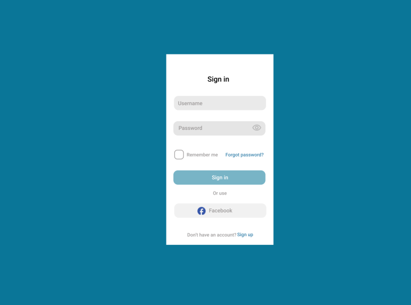 Login Page by Monika K on Dribbble